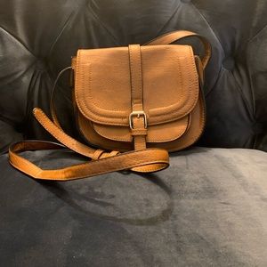 Faux leather crossbody bag